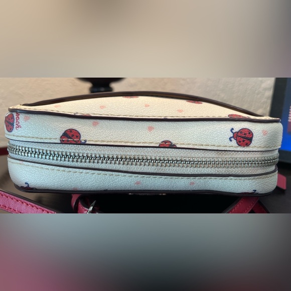 Coach Ladybug Print Mini Camera Bag EUC - Picture 6 of 10